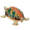 Turtle Trinket Box Turtle Band Jewelry Trinket Box with Painted