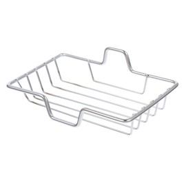 IWOWHERO 2pcs Stainless Steel Wall Mounted Soap Holder with Draining Bottom for Kitchen Bathroom Bar Soap Rack Tray for Use