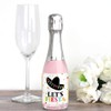 Let's Fiesta - Mini Wine and Champagne Bottle Label Stickers