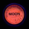 Moon Glow Neon UV Glitter Shaker - Glows Bright Under