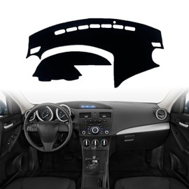 Airyfluxx Dashboard Cover fit for Mazda 3 2010 2011 2012 2013 Dash Cover Nonslip Dash Mat Pad Protector Interior Accessories