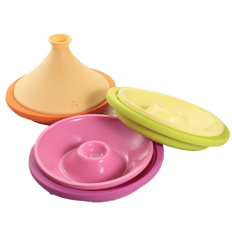 シリコン タジン鍋 20cm マゼンタピンク レシピ付