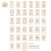 GreenLine Milestone Cards Baby 32-Piece Set Neutral for Boys and