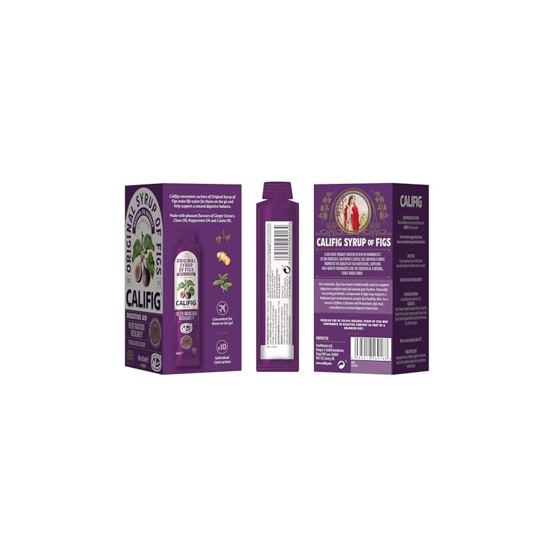 Califig Original Syrup of Figs Sachets Natural Digestive Aid |