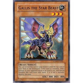 Yu-Gi-Oh! - Gallis The Star Beast (GX06-EN001) - GX Tag Force 3 - Promo Edition - Super Rare