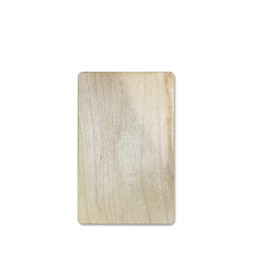 OUTLETISSIMO® Pack of 10 NTAG216 Maple Wood NFC Cards ISO Programmable Hotel