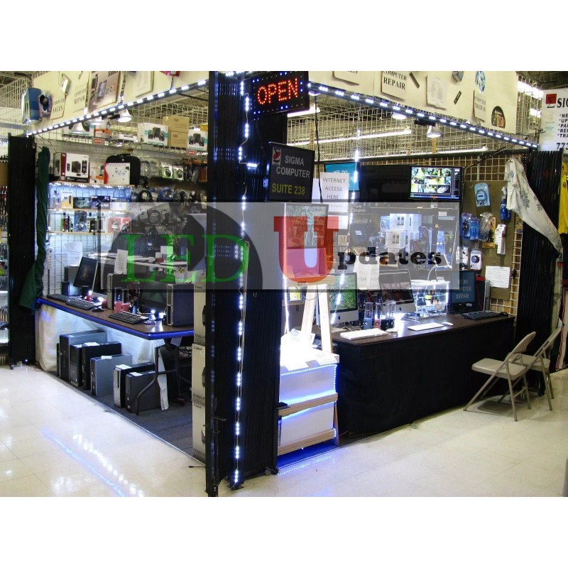 LEDUPDATES 20ft FLASHING STOREFRONT WINDOW White 5050 LED LIGHT Module