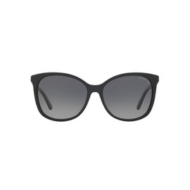 Coach HC8271U Universal Fit Sunglasses, Black/Dark Grey Gradient Polarized, 57 mm