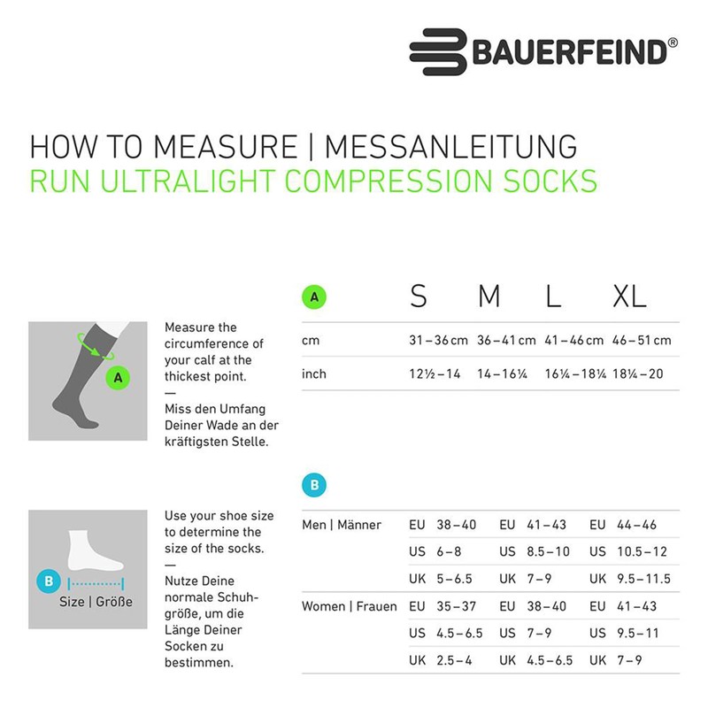 BAUERFEIND Running socks Run Ultralight Compression Socks, 1 pair sports