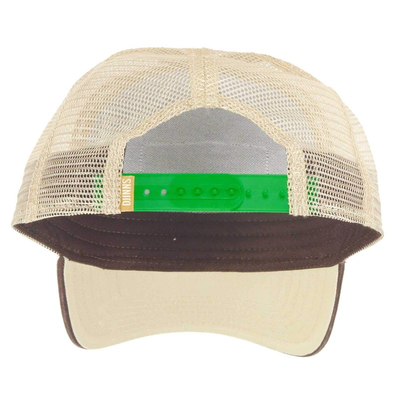Djinns Trucker Cap Nothing Club #2 Heatdye Heather Grey, dunkelbraun