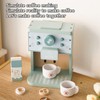 Coffee Maker Toy Fun Early Education Simulation Milk Cups Round