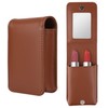 Small Cosmetic Makeup Lipstick Case with Mirror