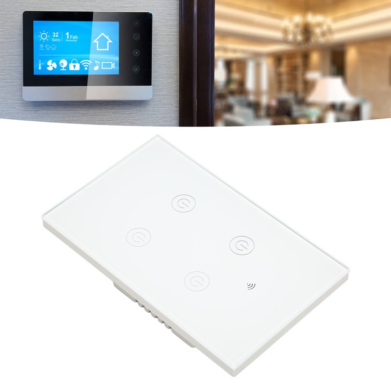 Smart Switch Wireless Voice Control Timed Use APP Control 4