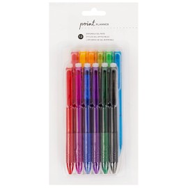 AMERICAN CRAFTS Point Planner PENS Gel 12/PK, Assorted Colors