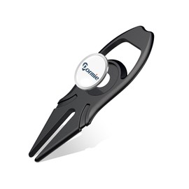 DORMIE Golf Pitch Fork Marker Multi-function Green Repair Accessory Zinc Alloy Golf Ball Position Marker with Putting Alignment Ball Marker Lightweight & Portable DT1 Golf Divot Tool