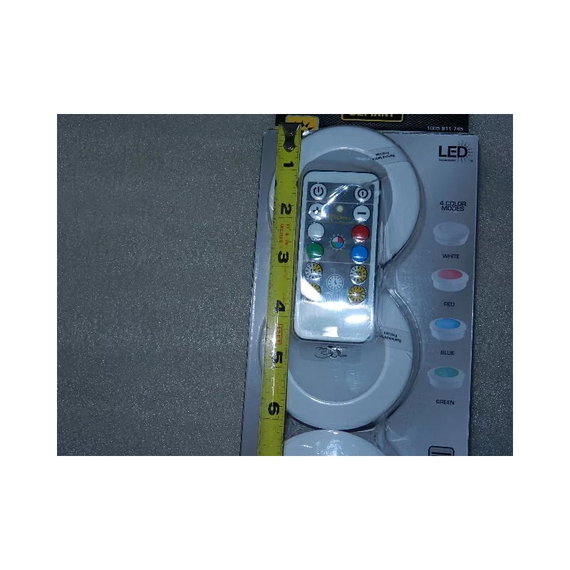 Defiant one new 3-pack Defiant Remote Control LED Color Changing