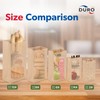 Duro 6# Brown Paper Lunch Bags 500 Count - Bulk