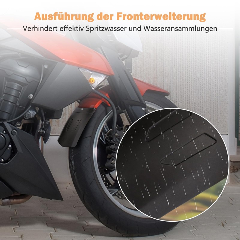 perfeclan Mudguard Extension Mudguard Extension with Mounting Screws, Type A
