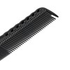 6pcs Carbon Fine Cutting Combs Salon Barber Plastic Hairdressing Flat