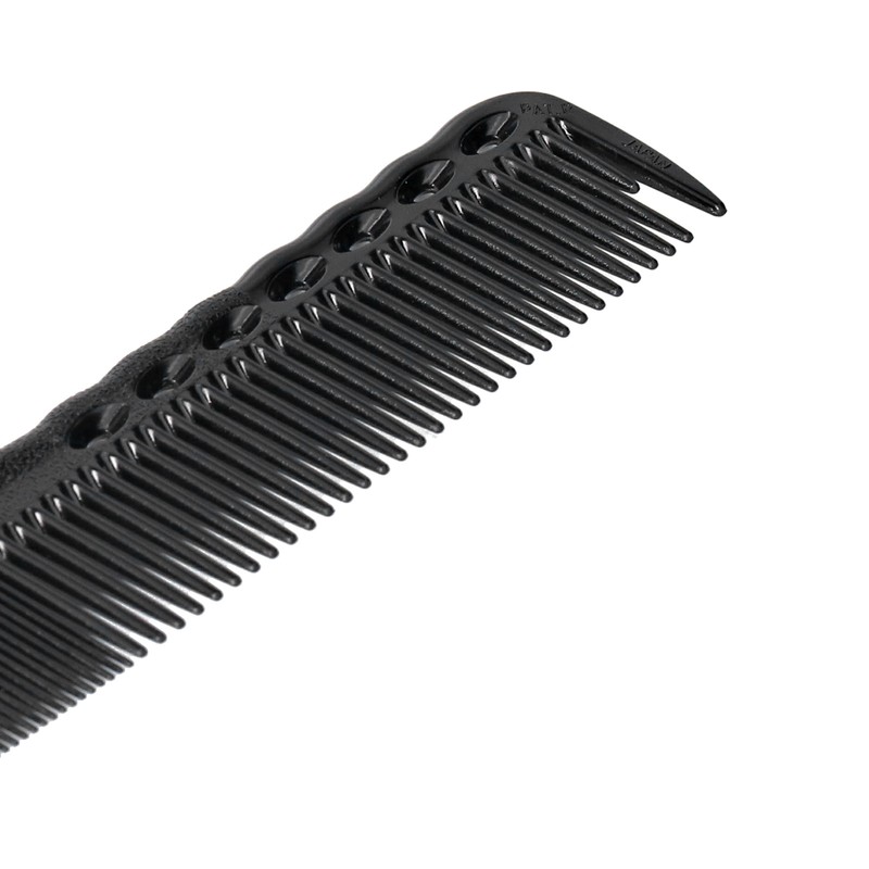 6pcs Carbon Fine Cutting Combs Salon Barber Plastic Hairdressing Flat