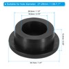 PATIKIL 28.5mm Diameter Rubber Hole Plugs, 6 Pcs Silicone Rubber