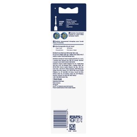 Oral-B Oral-B Cross Action Electric Toothbrush Replacement Brush Heads, Black, 3 Count (Pack of 1)