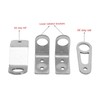 Bolt On Radiator Bracket Kit Heavy Duty Metal Stay Mounting