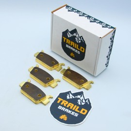 Traild Brass Brake Pad Set for Honda Talon 1000R/1000X/1000X-4 2019-2024 (Rear Axle Set)