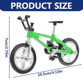 Tomedeks 5 Pcs 1:18 Mini Finger Bikes Bicycle Model Bike Toy Miniature Racing Bicycle Toy,Finger Scooter,Finger Bmx,Toy Bike For Game Toy Cool Boy