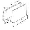 Gordon Glass® Sliding Shower Door Bottom Guide 1/2" Wide x