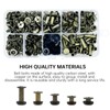 100 Sets Chicago Screws Posts, Book Binding, Screws Rivets for