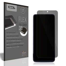dipos FLEX Privacy Blickschutz-Folie matt passend für Oppo A5 Pro 5G Schutzfolie mit 100% Displayabdeckung, Fingerprint-Kompatibel, Case-Friendly, Full Cover, Sichtschutz Filter 2way