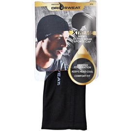 Sweat Mens Full Coverage Skull caps, Black