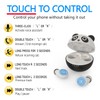 Jinpei Cute Panda Wireless Earphones, Waterproof, Noise Cancelling in-Ear erbuds,