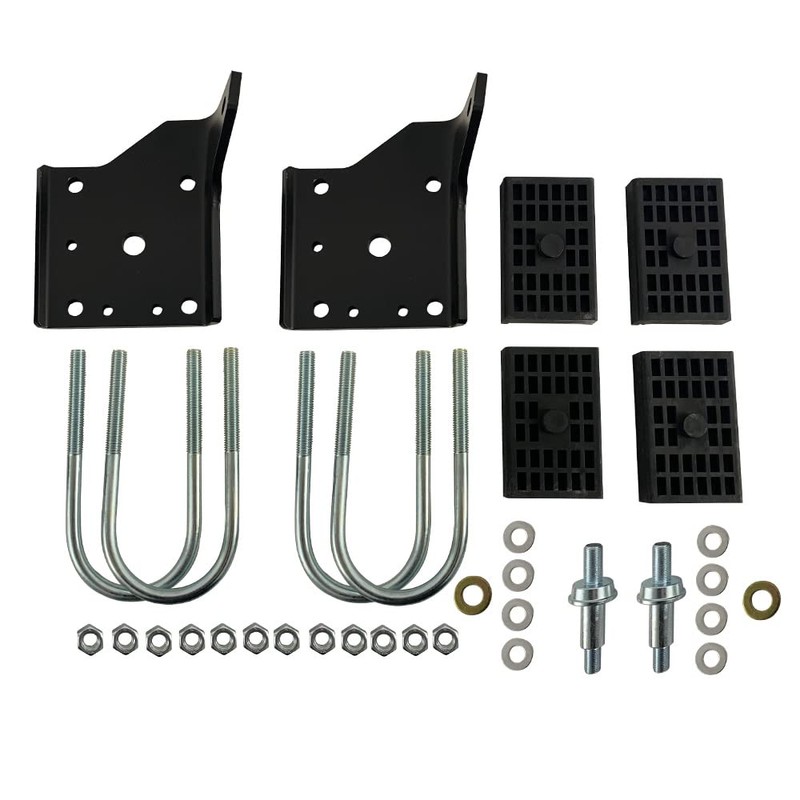 BST BSSP Multi Leaf Spring Shock Plate Kit w/U-Bolts Studs