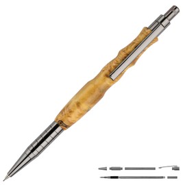 Penn State Industries PKSAXALGM Saxa EDC Click .7mm Pencil Kit Woodturning Project (Gun Metal)
