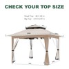 JANCANOPY Canopy Cover Compatible with ABC 13x13 Pop Up Gazebo