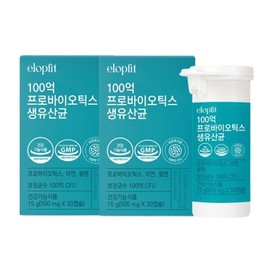 Beneficial for intestinal health 10 billion lactic acid bacteria probiotics 500mg x 30 capsules / 장건강에 이롭 100억 유산균 프로바이오틱스 500mg x 30캡슐