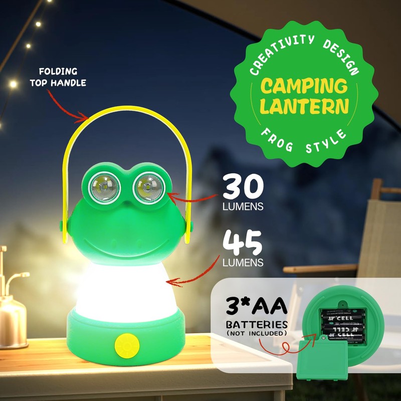 Outdoor Equipment LED Camping Lantern & Headlamp Set for Kids,