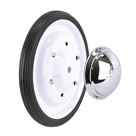 Blue Diamond Classics Murray White Powder Coated Wheel and Tire Combos - Kit