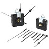'vidaXL Black Quartz Clock Movement Kit - Easy Installation, Accurate