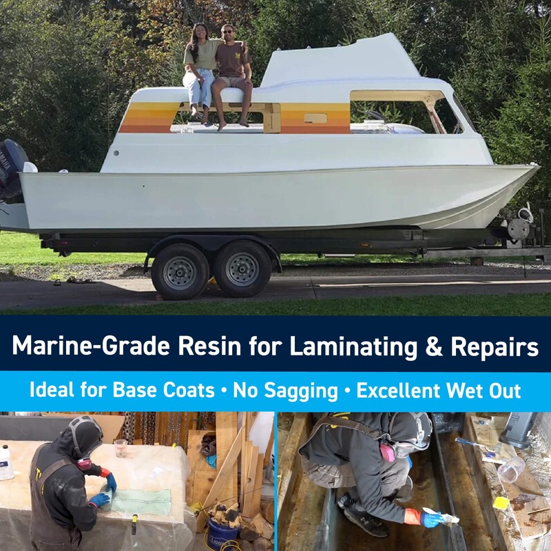 TotalBoat Polyester Laminating Resin for Fiberglass - Gallon | Marine-Grade