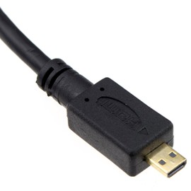 kenable Micro D HDMI High Speed Cable to HDMI for Tablets & Cameras 1080P 1m [1 metres]