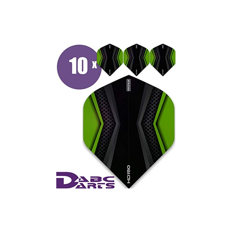 ABC Dart Flights Pentathlon HD150 Pack of 10 Dart Flights,