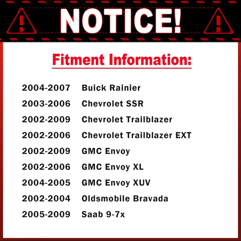 Sensor de velocidad de rueda delantera ABS para Chevy Trailblazer/GMC