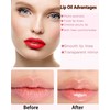 3Pcs Hydrating Lip Glow Oil, Moisturizing Lip Oil Gloss Transparent