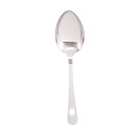 HIC Continental Buffet Style Solid Serving Spoon, Stainless Steel, 9-Inch