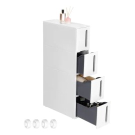 Songmics Organizadores De Gabinetes Color Blanco