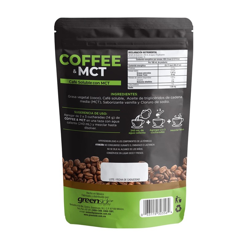 Coffee con MCT oil - 210 gr de Café soluble