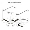 EYE ZOOM 3 Pack Rimless Reading Glasses with Slim Gun